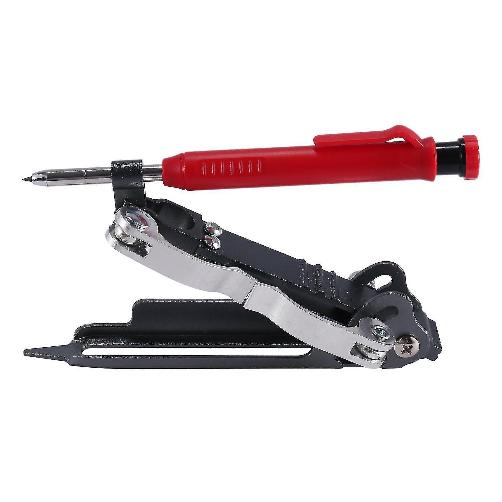 Measuring Anti Form Multi-function Adjustable Profile Scribing Ruler Deep Hole Pencil Contour Gauge