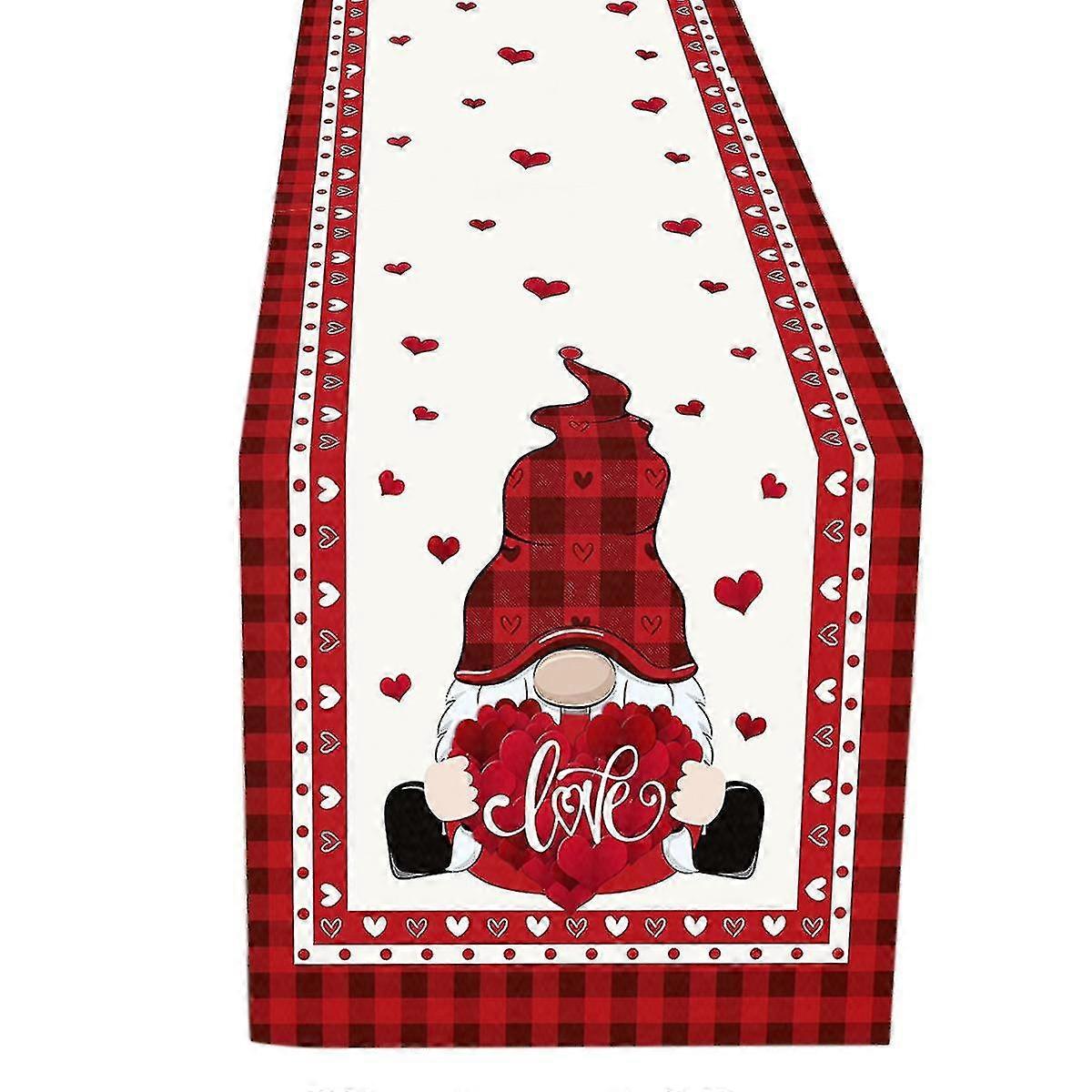 Valentine Table Runners 70 tum lång, dukar nyårsdekor