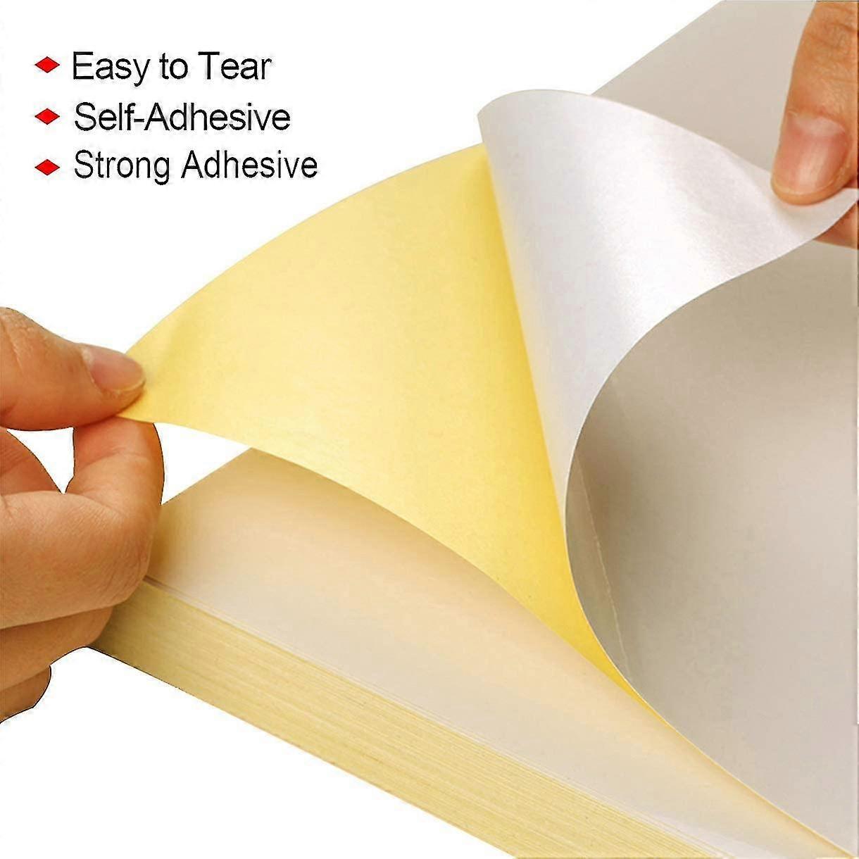 Home & Office Supplies Label Printing Paper A4 Matt Self Adhesive White 80 Sheets