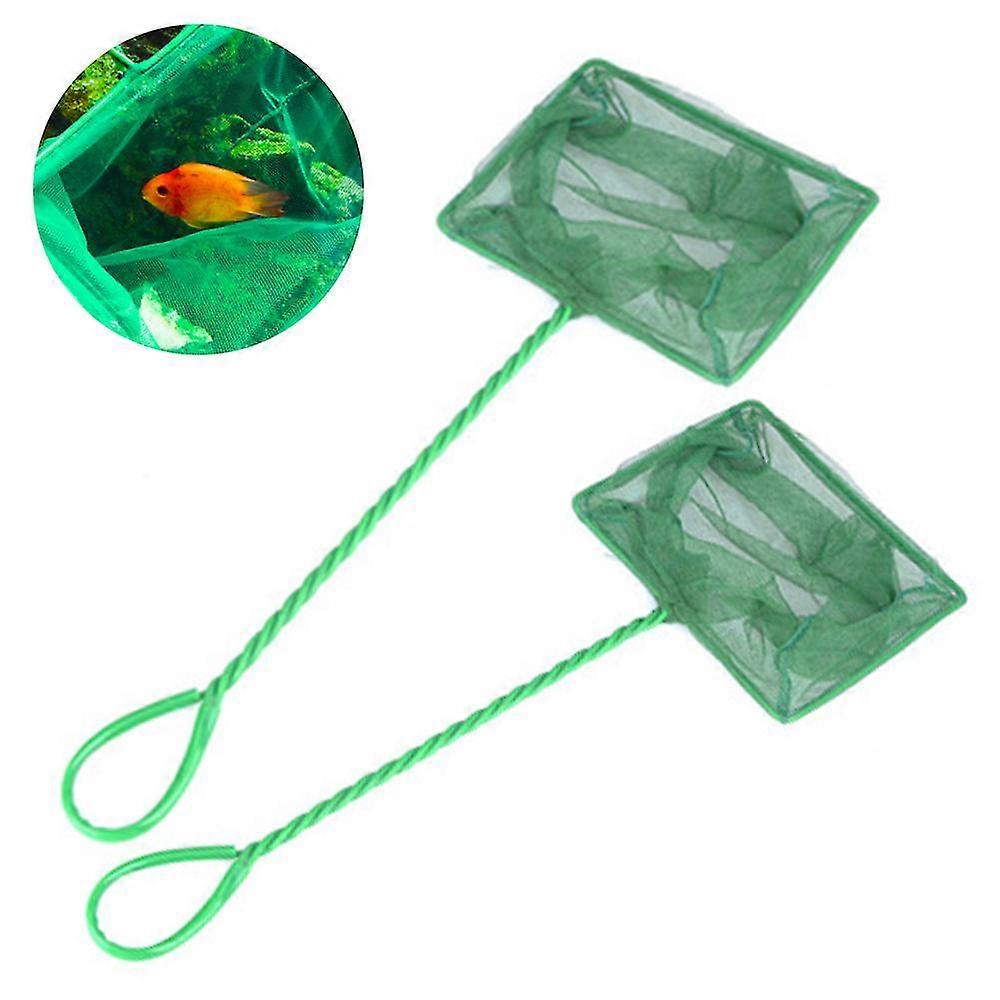 Aquarium Fishnet Fishing Nets With Plastic Handle