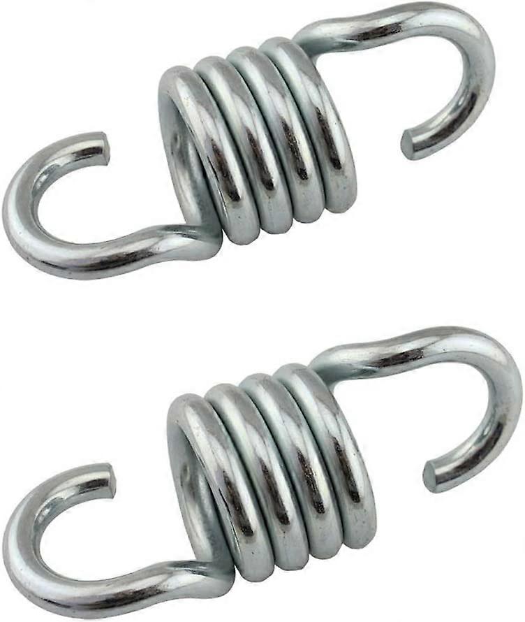 2pcs Rustproof Galvanized Iron Hammock Springs Weight Capacity 500 lbs