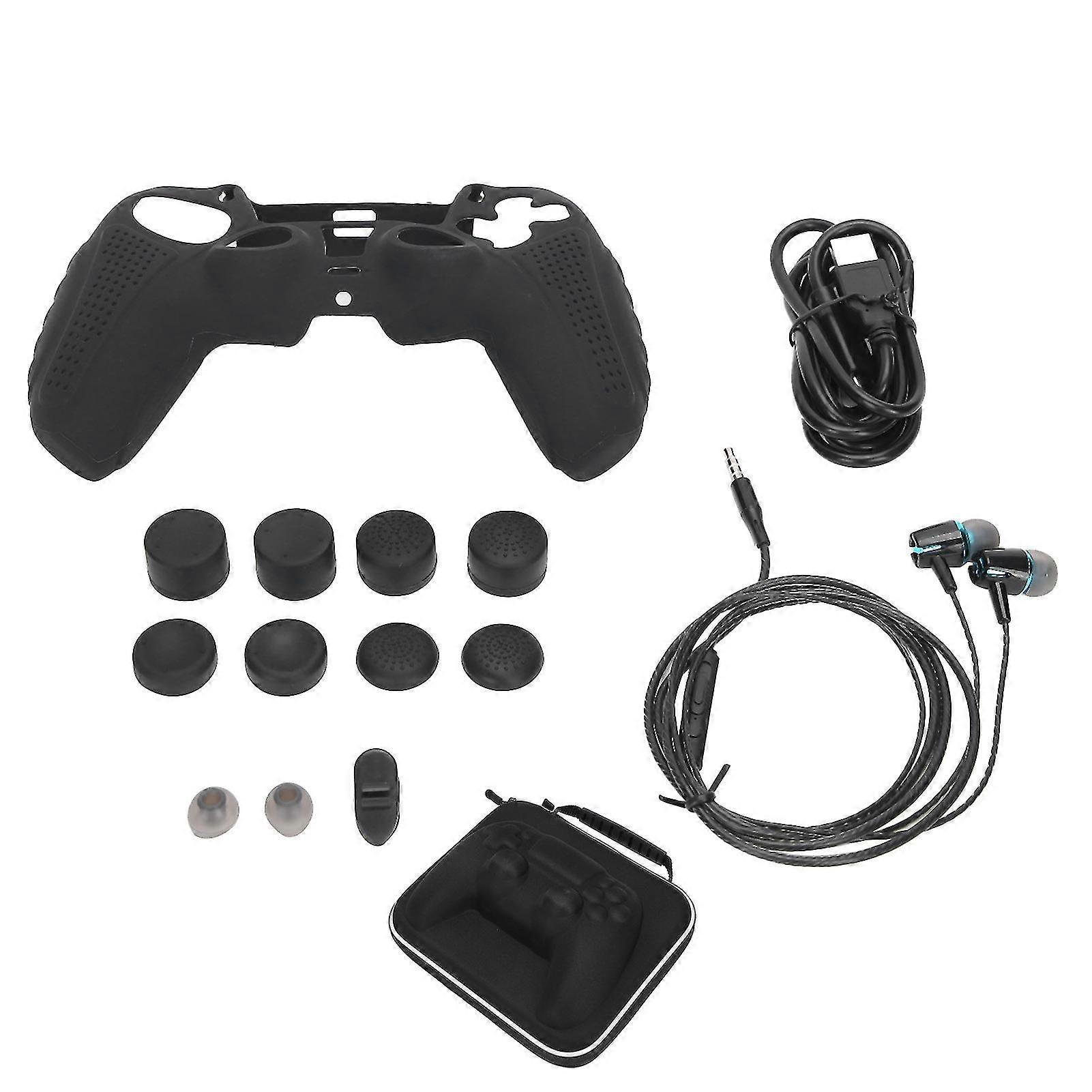 12 In 1 Game Console Accessories Kit Controller Storage Case Protective Cover Compatible With Ps5-ym