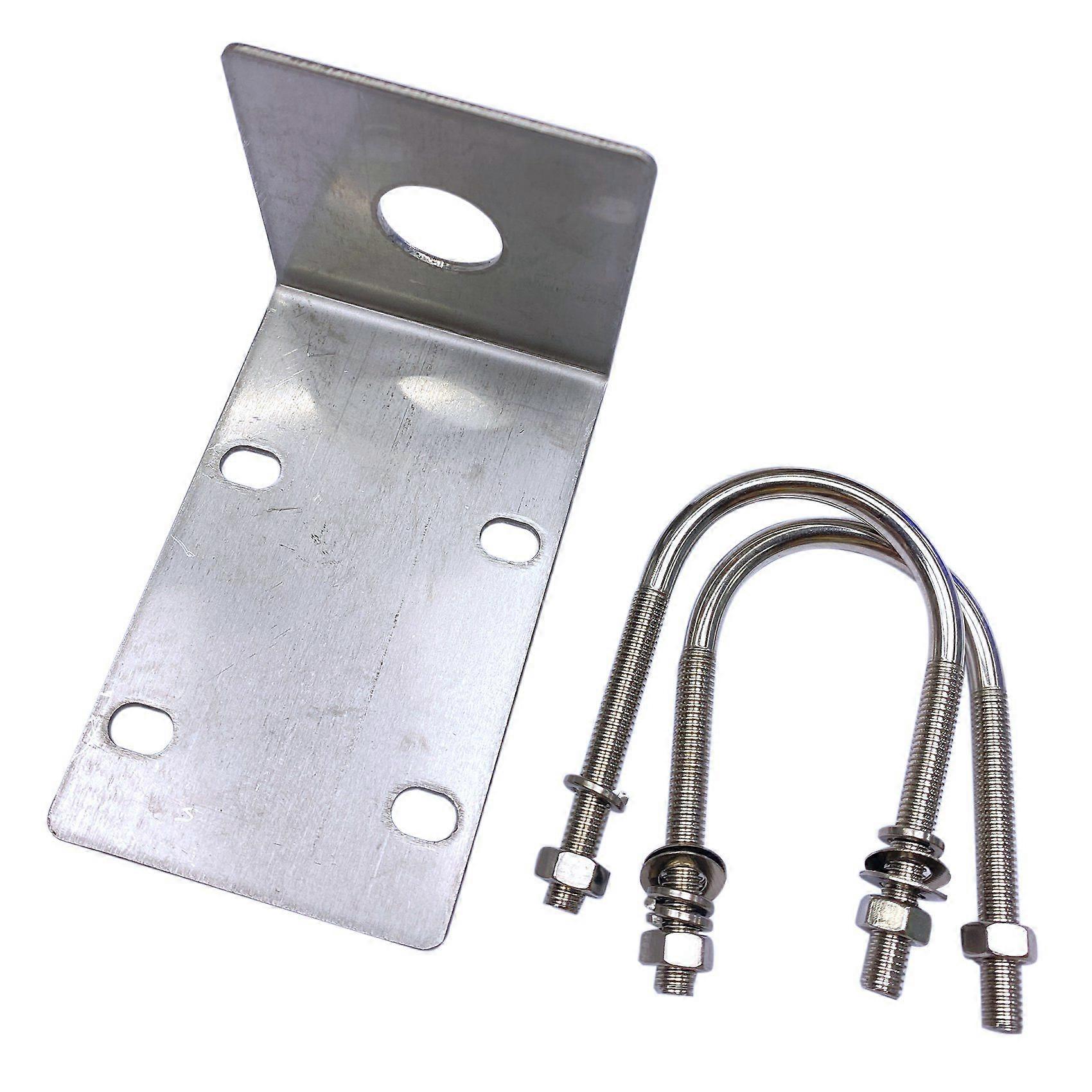 Stainless Steel Antenna Mount Bracket with U Style for Ham UHF VHF CB Cellular Trucker Antenna Use