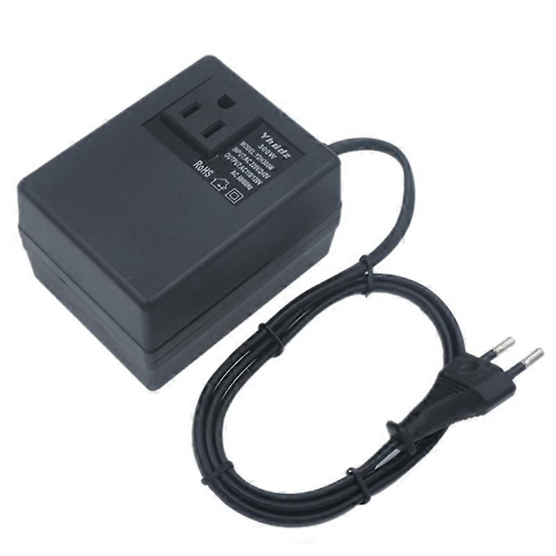 300W Voltage Converter Transformer 220V to 110V Travel Voltage Transformer Converter EU Plug
