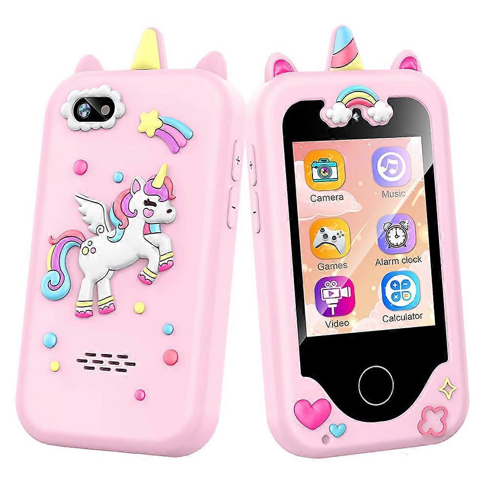 Barn SmartPhone Presenter Leksaker för flickor Pojkar i åldern 3-8, Toddler Learning Toy jy