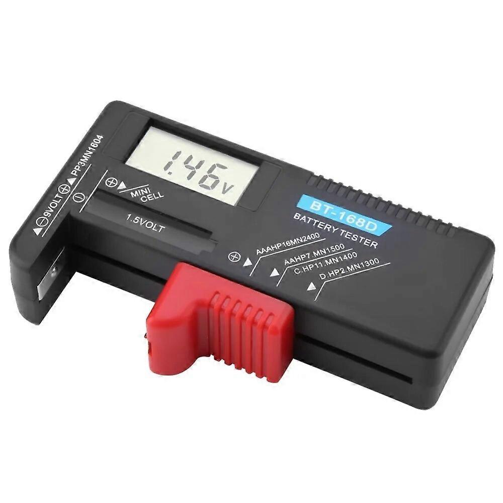 BT168 Portable Universal Digital / Pointer Battery Tester Volt Checker For AA AAA 9V Button Multiple Size Battery Tester Checker