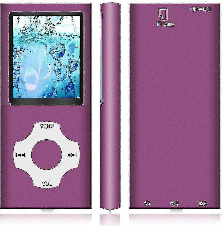 Mp3 Player / Mp4 Player, Mp3 Music Player With 64gb/ 32gb/16gb Memory Sd Card Slim Classic Digital Lcd 1.82''