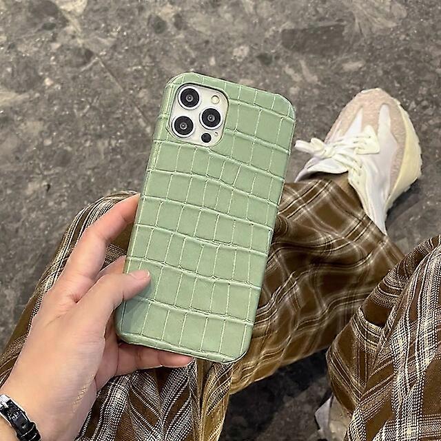 Phone Case For Apple Back Cover iPhone 14 Pro Max 14 Plus 13 12 11 Pro Max Mini X XR XS Bumper Frame Soft Edges Shockproof Crocodile Skin Prints Solid
