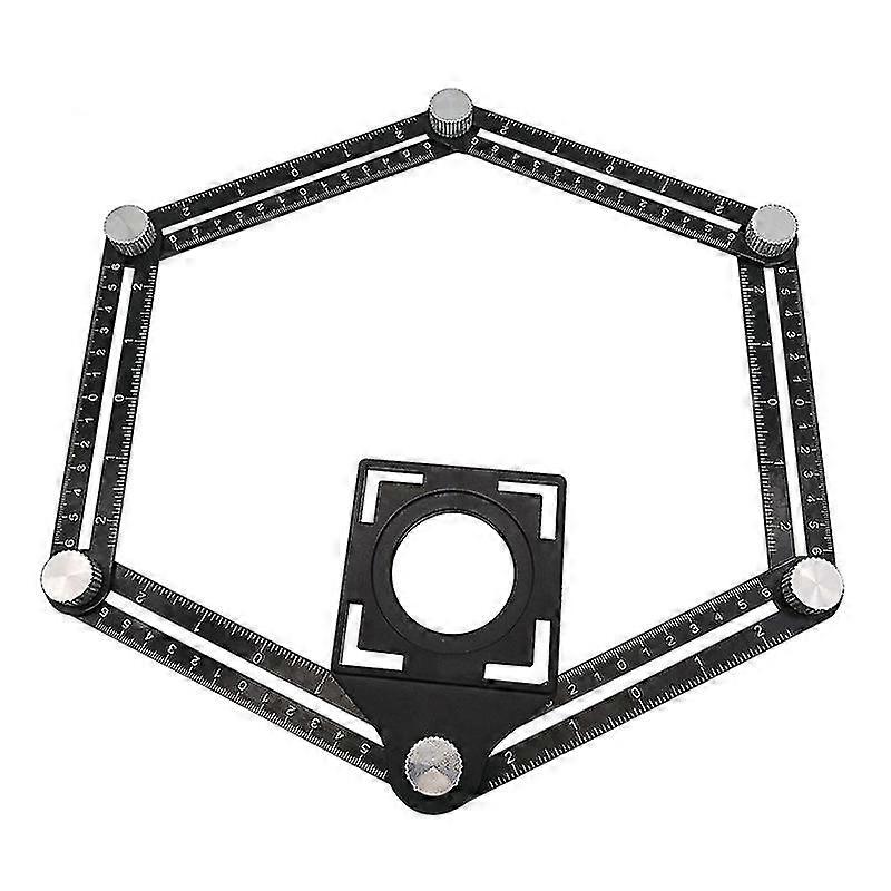 Multi-angle Measuring Ruler With Positioning Hole