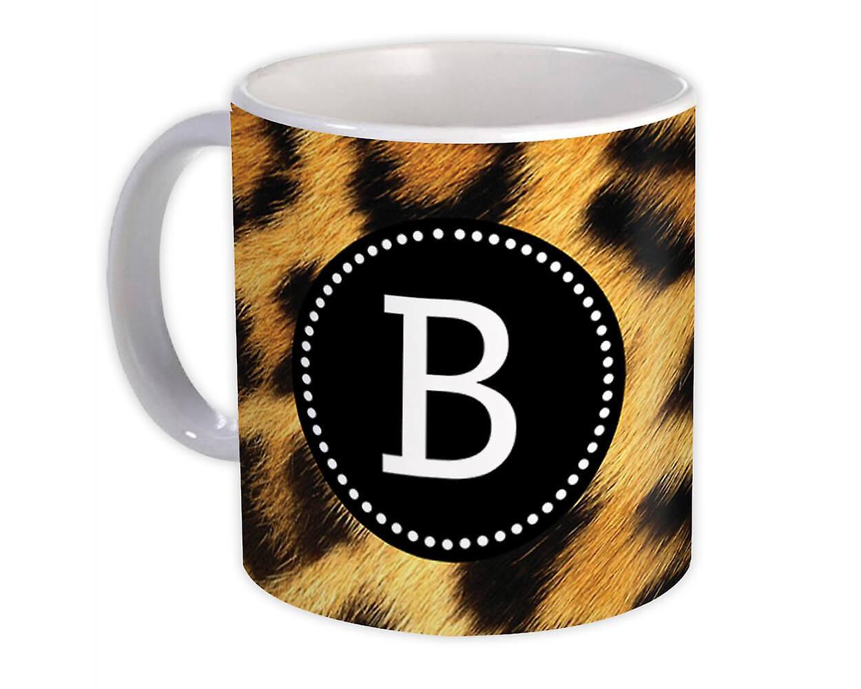 Geschenkbecher: Monogramm Buchstabe B Tiere