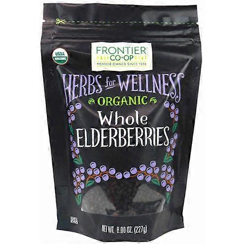 Frontier Coop Organic Whole Elderberries ,8 Oz