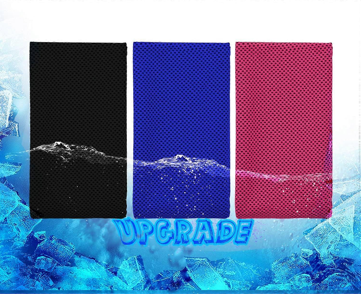 מגבת קירור Biange (40 אינץ' על 12 אינץ') לספורט, אימון, כושר, חדר כושר, יוגה, גולף, פילאטיס, טיולים, מחנאות ועוד