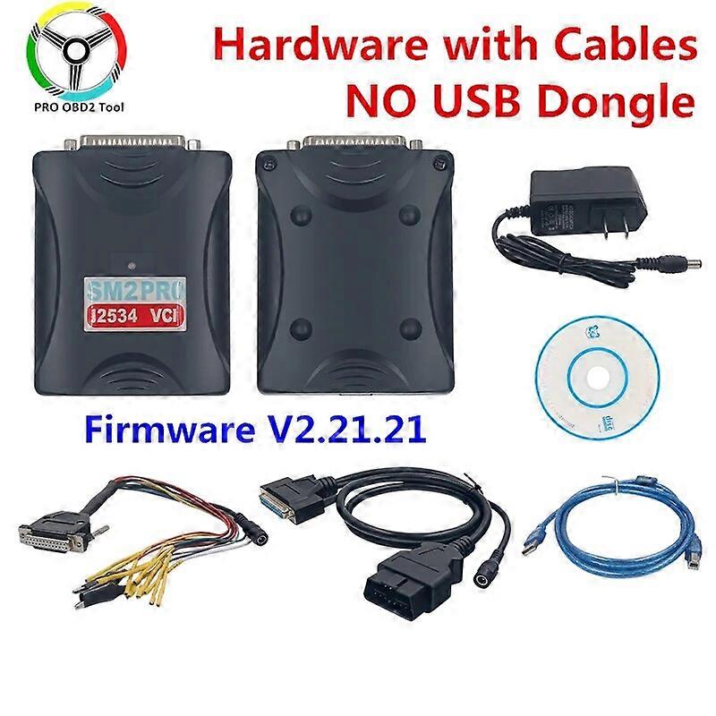 SM2 PRO J2534 VCI PCM ECU Programmer Dongle 67 IN 1 ECU Read&Write V1.20 EEPROM FLASH BENCH OBD Update SM2 Hardware 12V/24V