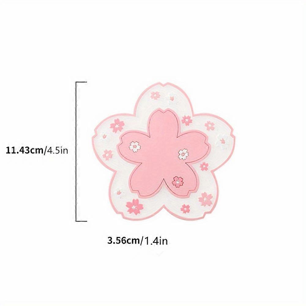 Elegant Sakura Table Decor Set Heat-Resistant, Scratch-Proof PVC Placemats & Coasters for Ultimate Table Protection