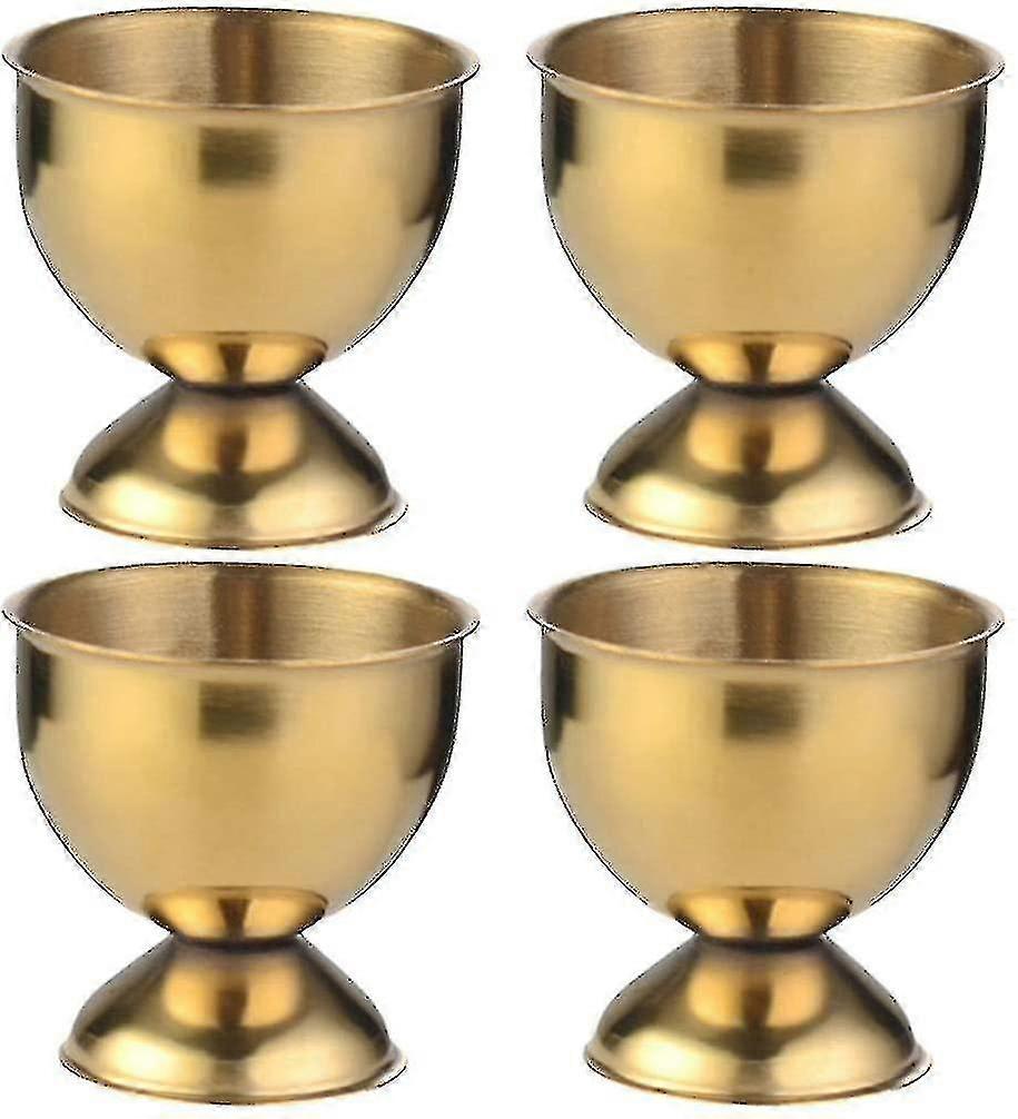 Egg Holder Egg Cups, 4 Pieces, Gold
