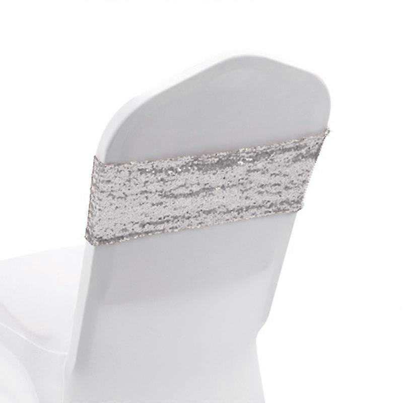 20 Pcs Chair Sashes Sash Elastic Chair Bands Ties, Chair Back Strap Decoration