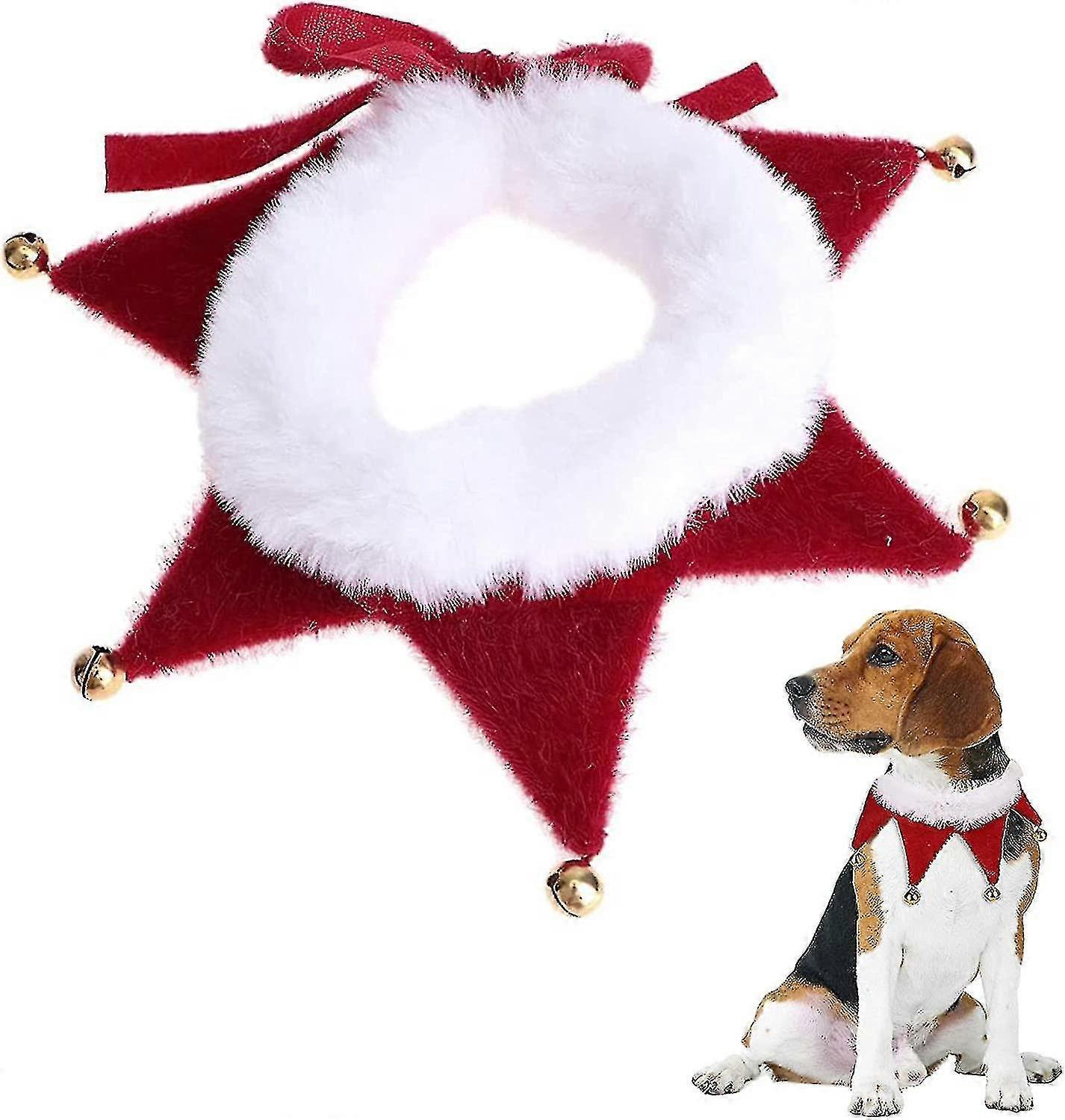 Julhalsband med bjällror (m)/bl