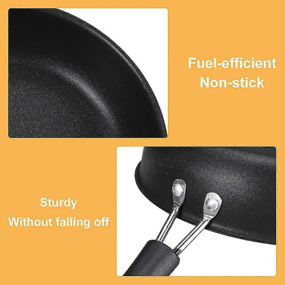 Frypan Cast Iron Frying Pan Round Skillet Grill Fry Pan Cookware Cooking 20Cm