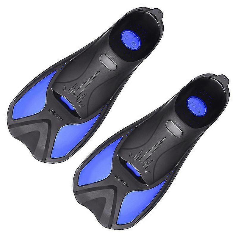 Swimming Fins Short Floating Training Fins For Kids And Adults, Thermoplastic Rubber Pool Fins For Swimming Diving Snorkeling Watersports