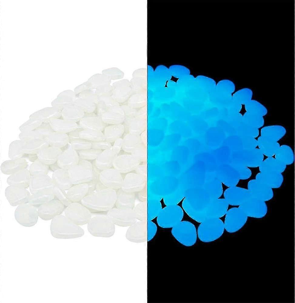 500pcs / 300pcs / 100pcs אבנים זוהרות, חלוקי נחל זוהרים חלוקי נחל זוהרים אבנים דקורטיביות