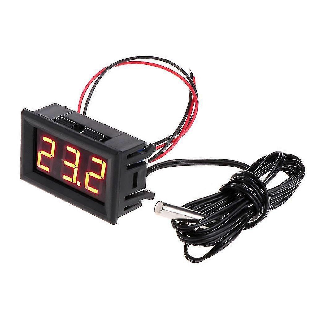 -50 ~ 110 c for DC 12v Digital LED Thermometer Car Temperature Monitor Panel Me