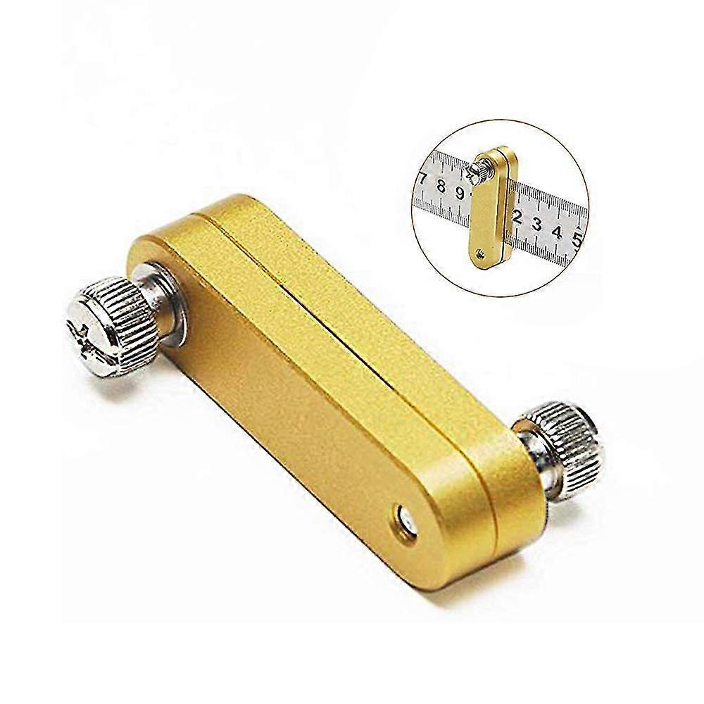 Ruler Positioning Block, Woodworking Parallel Line Ruler, Locator Marker Ruler, For Fixed Block Positioning Scraper