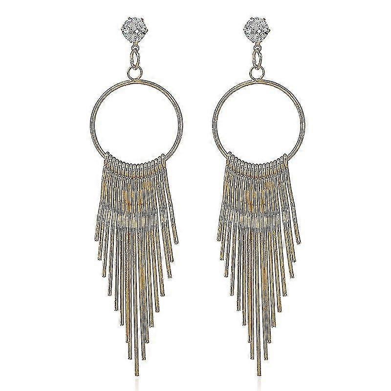 Long Dangle Hook Unique Earrings Cocktail Statement Gift