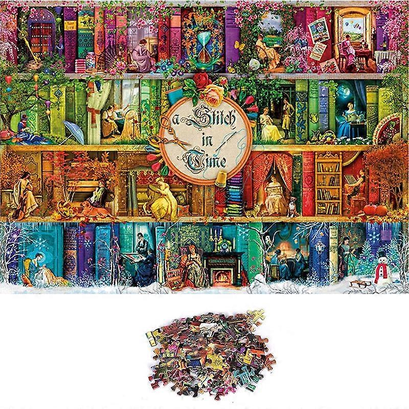 1000 Piece Puzzles For Adults Large Jigsaw Puzzle Teens Fun Vintage And Challenging Game Educational Toy Gift 12 Years And Up
