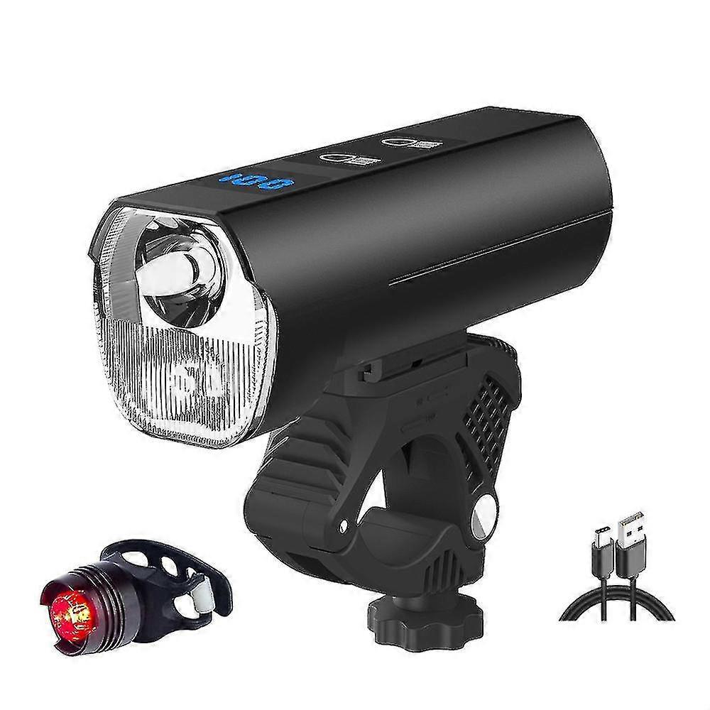 Smart Bike Light Set Rechargeable Super Bright Bicycle Headlight
