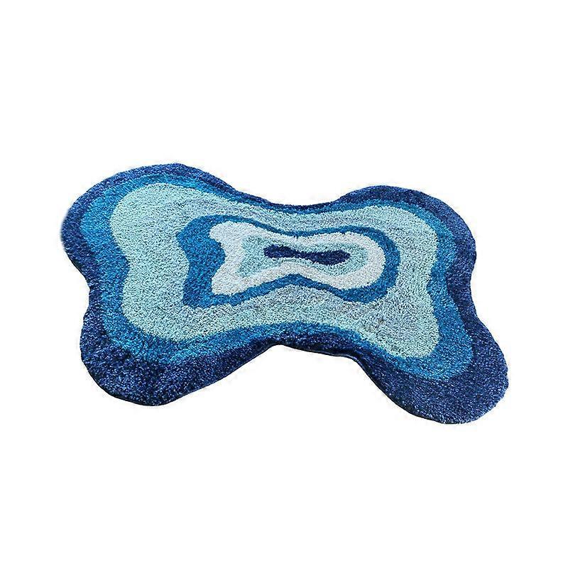Irregular Abstract Tufted Carpet Soft Fluffy Tufting Carpet Rugs Non-Slip Abosrbent Bathroom Floor Mat Bedroom Toilet Doormat