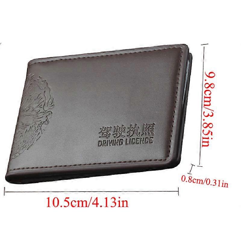 Ultra-Thin Driver License Cover Woven Pattern Card Holder Pu Leather Business Pass Certificate Folder Wallet Unisex Document Bag