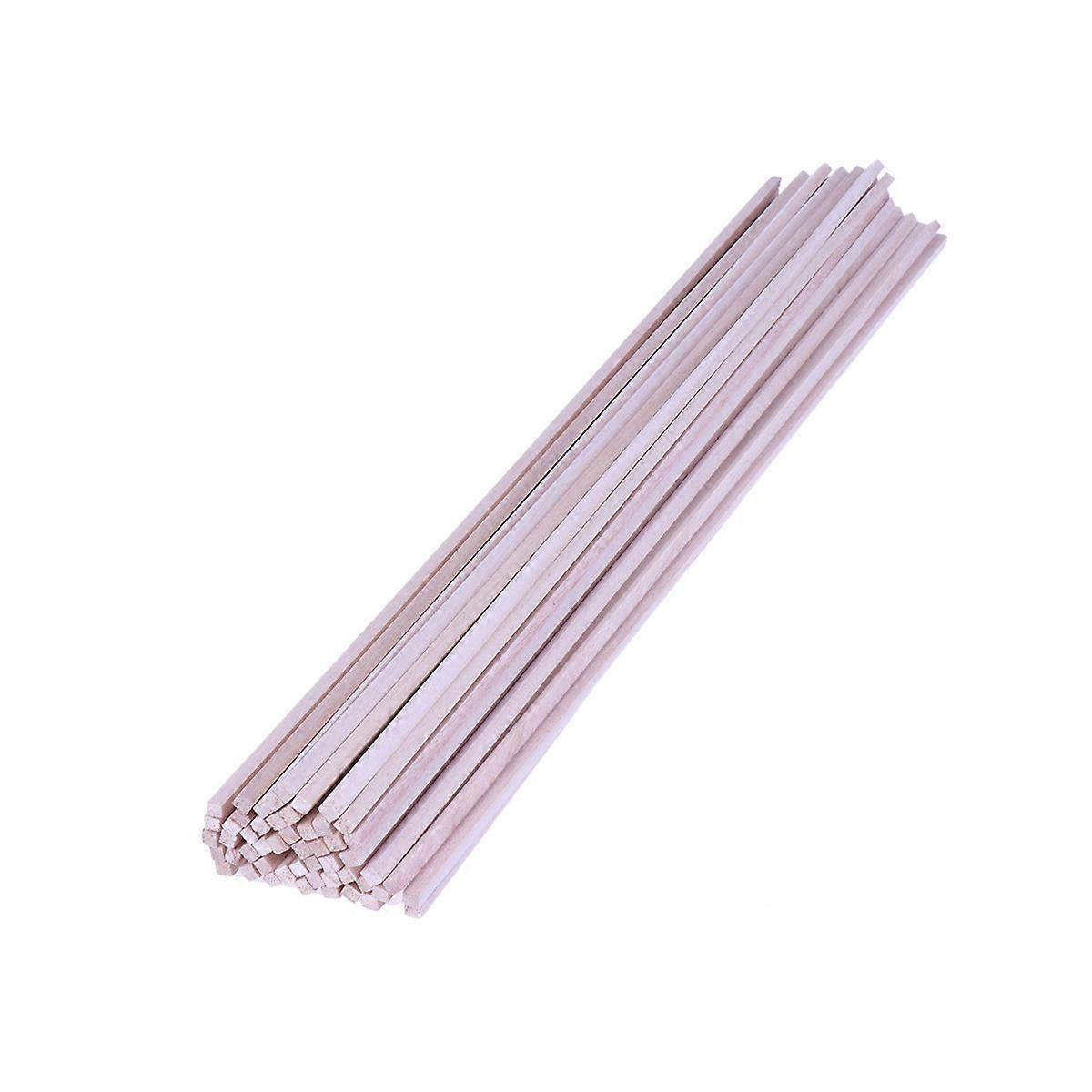 50Pcs DIY Handmade Light Wood Battens Material Durable Wooden Sticks Art Craft Building Model Material