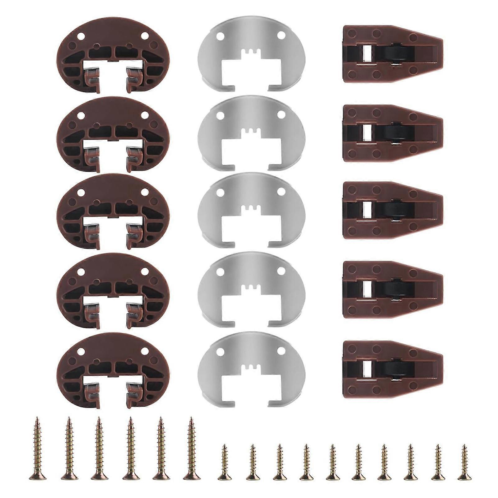 Dresser Drawer Slides Replacement Kit Rustproof Corrosion Resistant High Compatibility Easy to Install Furniture Drawer Track Slide Kit_xi