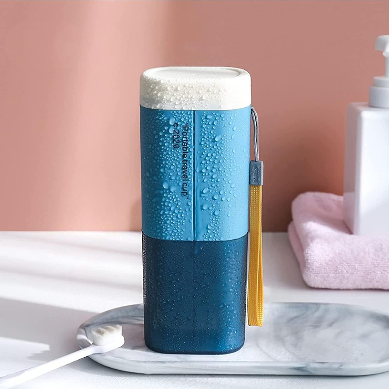 Travel Toothbrush Case Multifunctional Toothpaste Container Case Portable Business Trips Wash Cup Holder Organizer Toothbrushes Towel Storage Box for