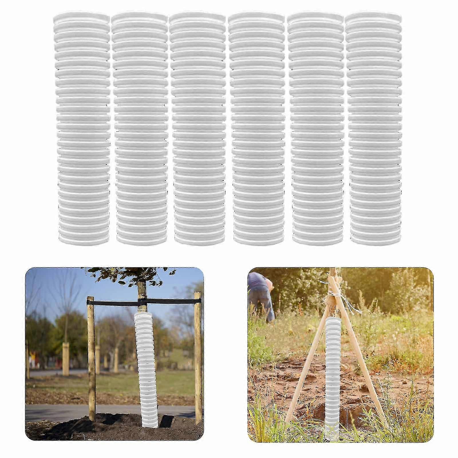 Warm Tube Sleeve Bark Protector Seedling Trunk Protector 4pcs/ Pack