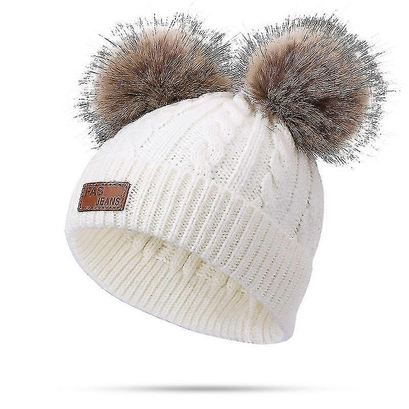 Toddler Knitted Beanie Pink