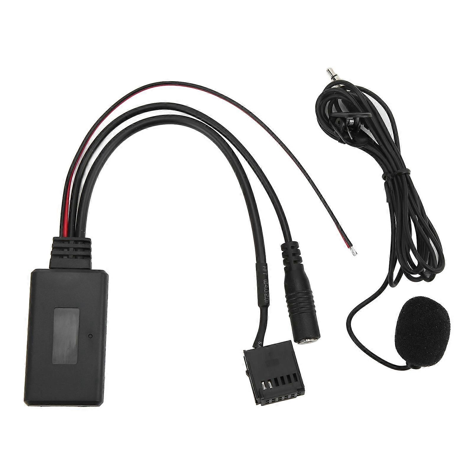 Bluetooth Aux Audio Cable Adapter Microphone Handsfree Replacement for Mondeo 6000CD