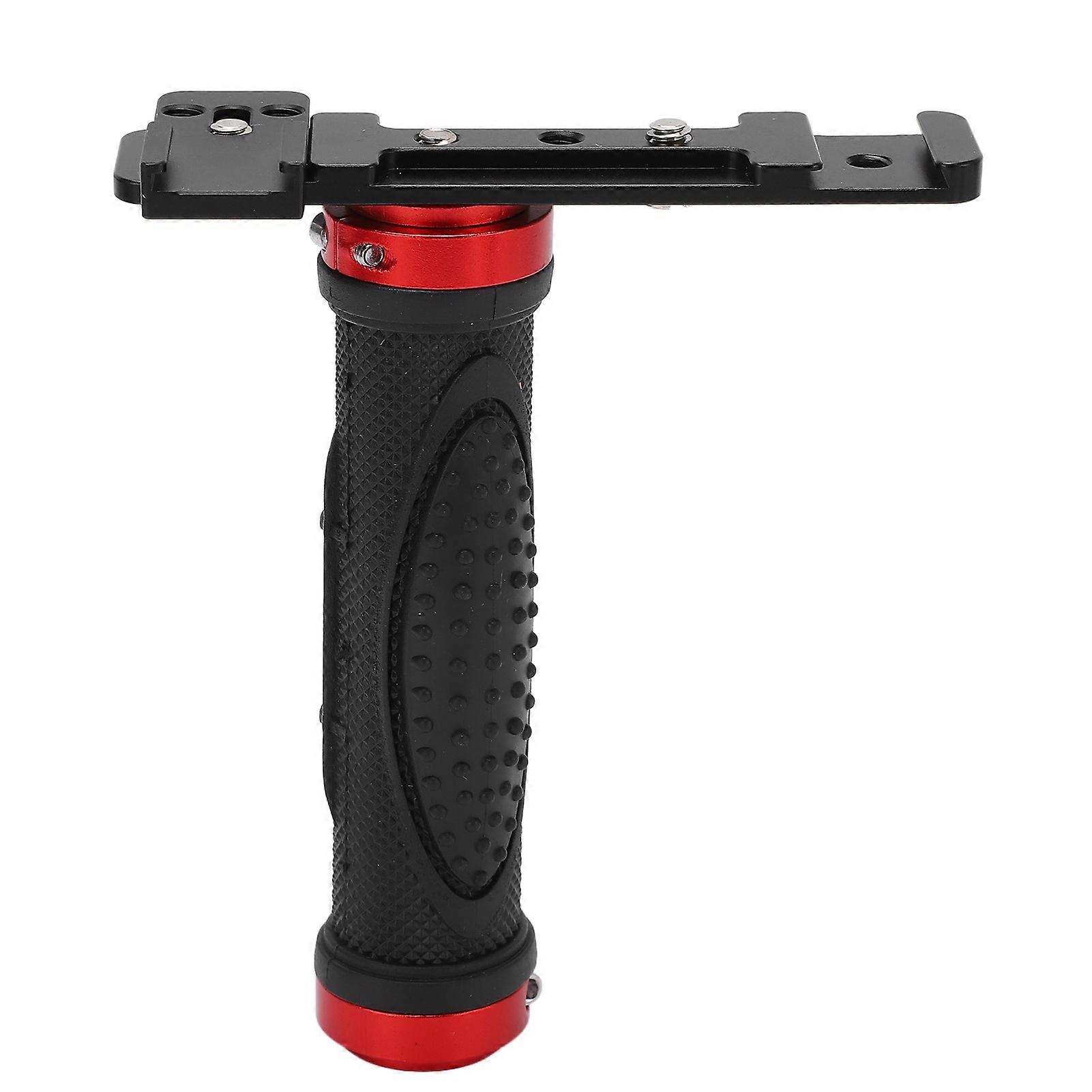 1/4 Inch Handle Grip Stabilizer Holder Stand Handheld Tripod for Action Camera LED Video Light Smartphone