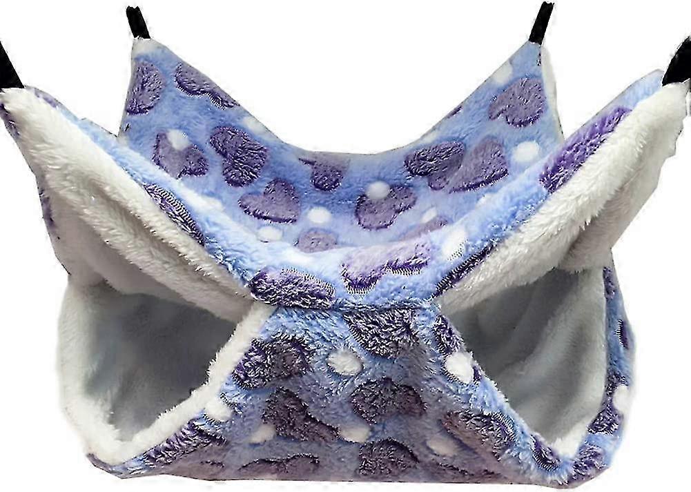(The purple colorHammock for small pet, hammock for chinchilla, squirrels, other small animals, 34 x 34 cm