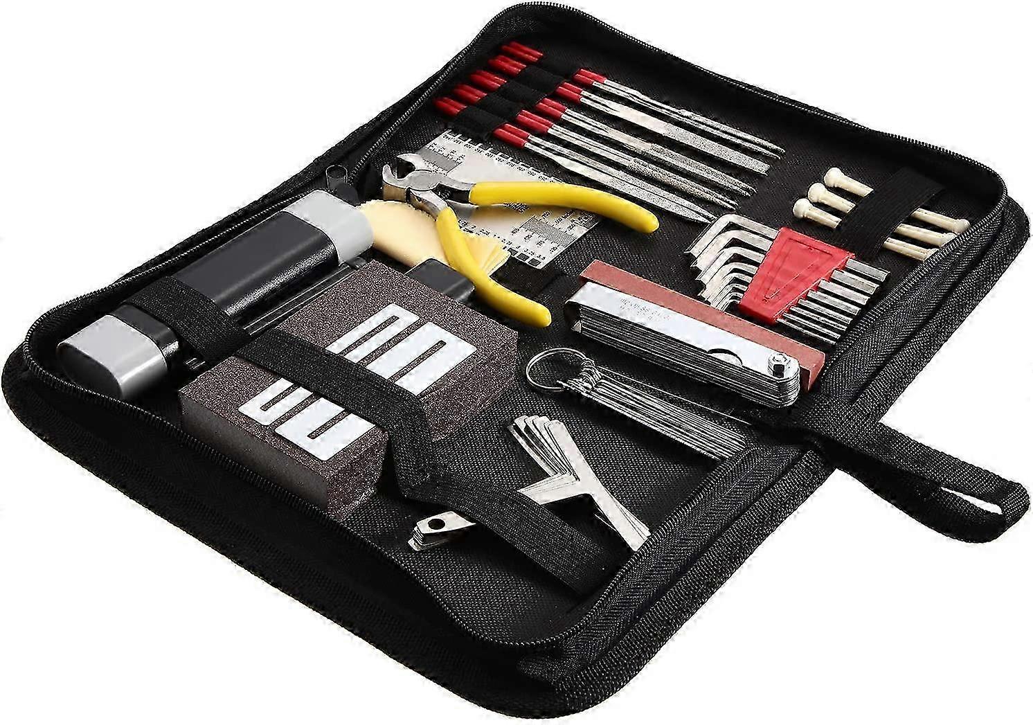 42 kusov Gitara Tool Kit Kompletná gitara Oprava Údržba Náradie Súprava na opravu Náradie Náradie