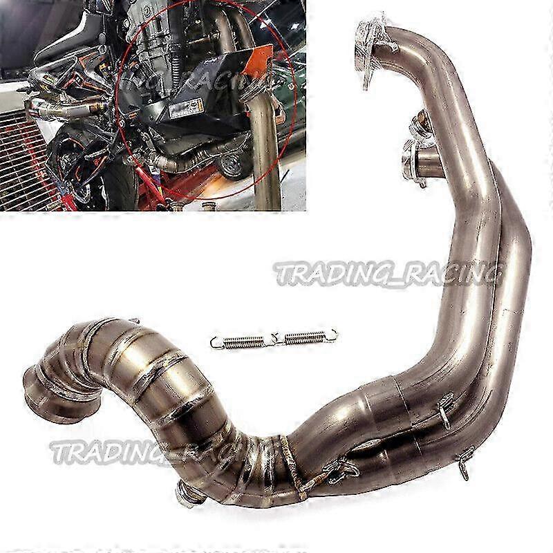 Modified Exhaust Pipe Front Link Header Tube Titanium Alloy System For Duke 790