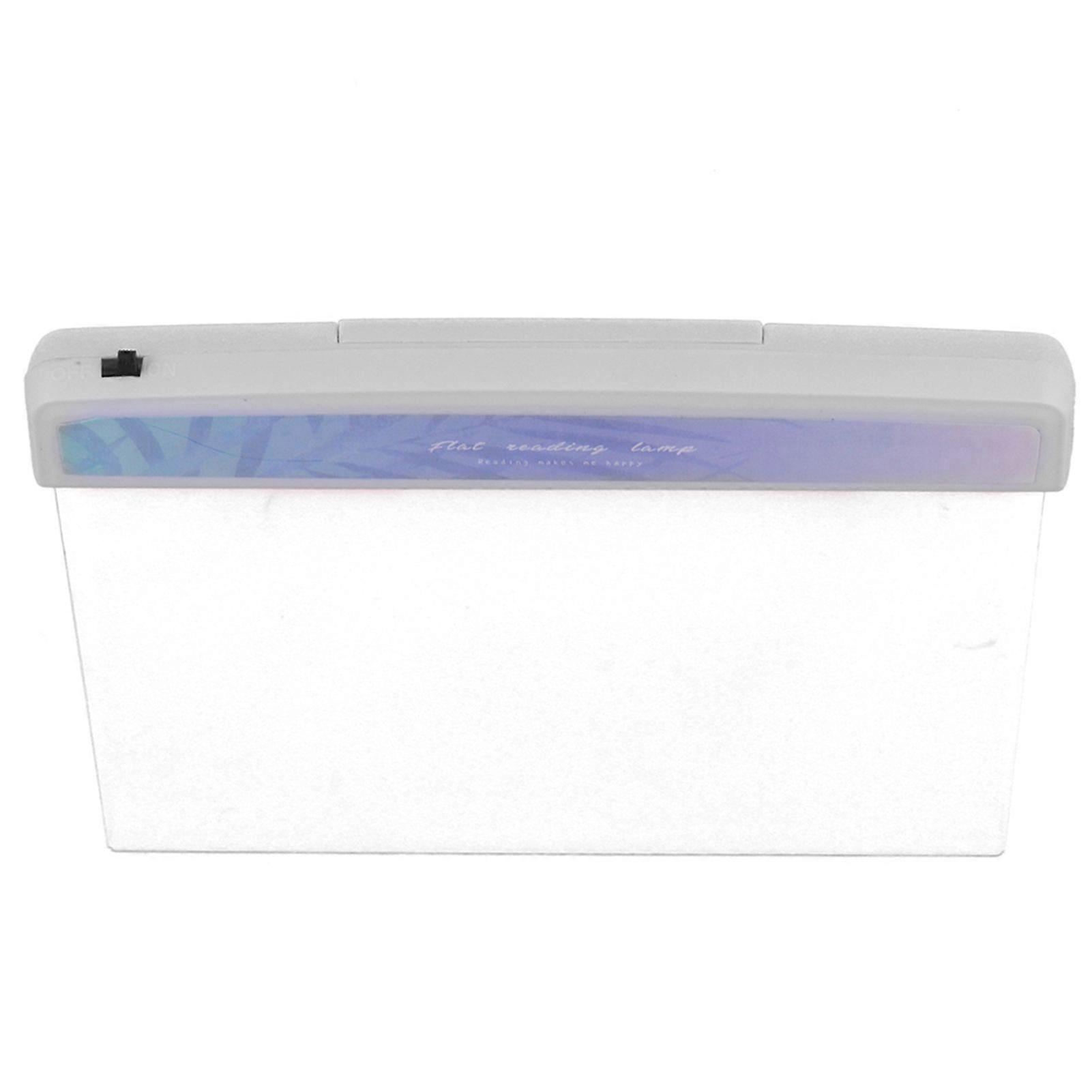 LED Panel Book Light Portable Leaf Pattern Flat Reading Lamp Student Eye Protection LightType 2