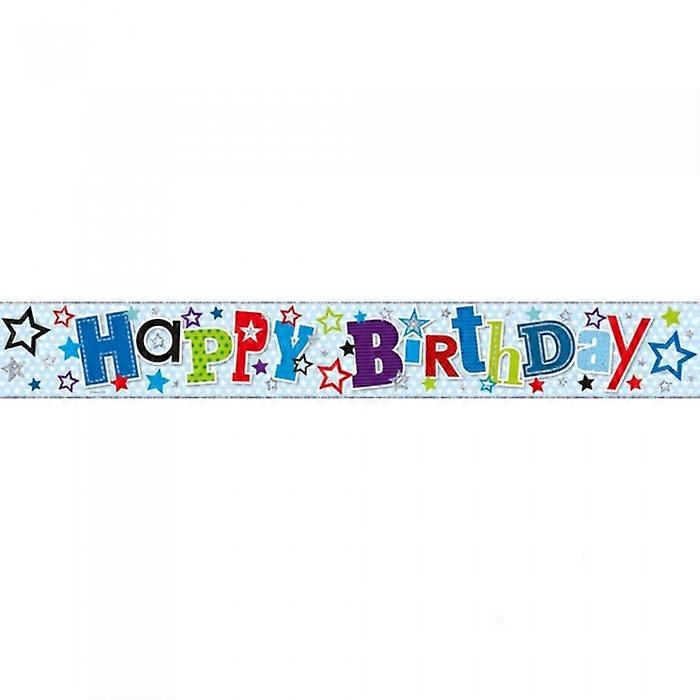 Simon Elvin Foil Birthday Banner (Pack of 6)