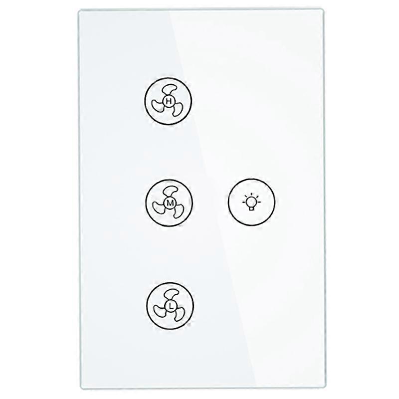WiFi Smart Ceiling Fan Light Lamp Wall Switch Smart Life/Tuya APP Remote Various Speed Control