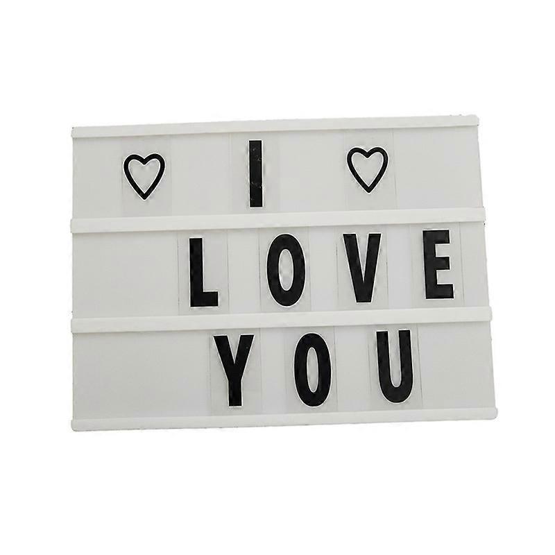 LED Letter Box with USB Cable & Battery Flexibility