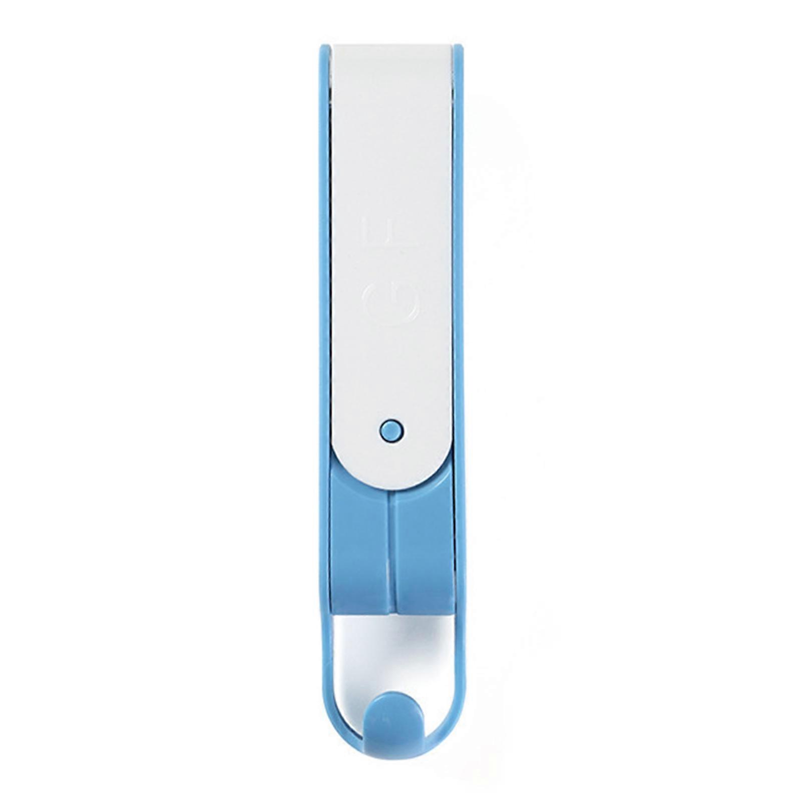 Folding Hanger Drying Rack Multi-function Hooks Clothes Hanger Organizer Holder  Blue