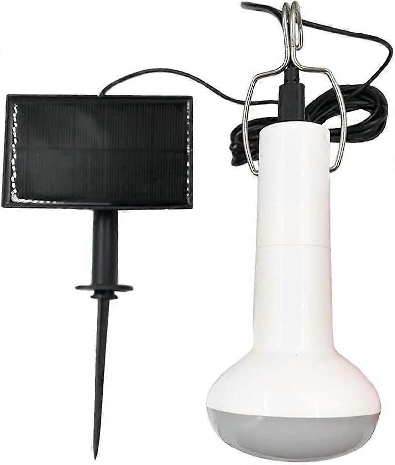 ソーラーチキンコープライト、ポータブルハンギングソーラーLED電球チキンコープライト、キャンプテント釣りハイキングチキンコープシェッドライト用ソーラーパネル付き