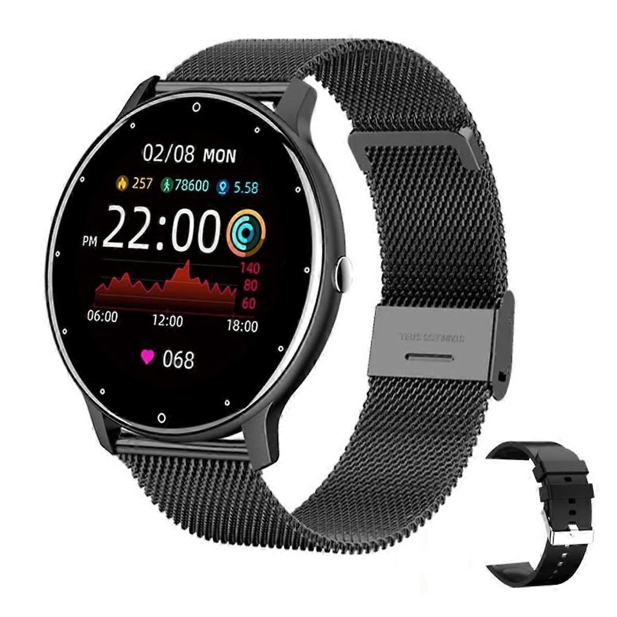 Touchscreen Fitness Tracker, Heart Rate Monitor, Sport Modes, Message Alerts