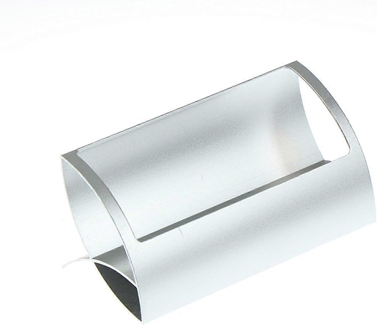 Desk Aluminum Business Card Holder, Compact and Stylish for Exhibition, Home Office, Black Finish, Durable Design