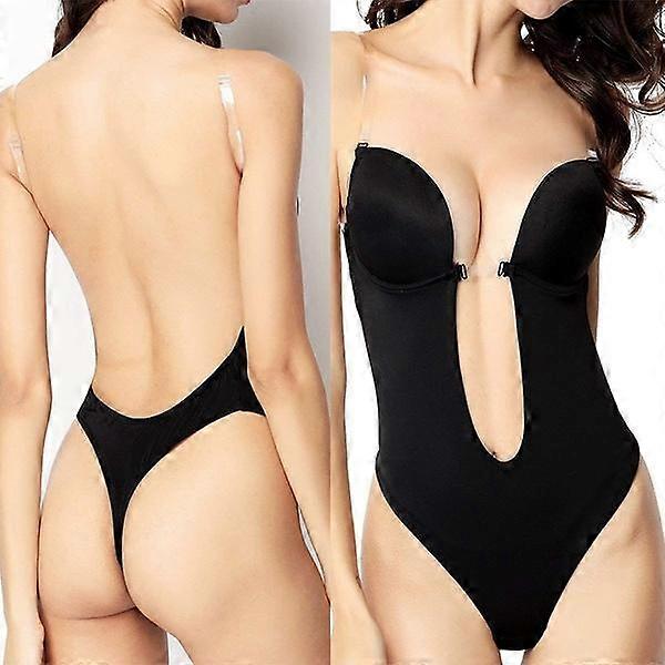 Backless Bra Croset Deep V Invisible Underwear Wedding Dress Siamese Underwear